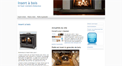 Desktop Screenshot of insert-bois.com